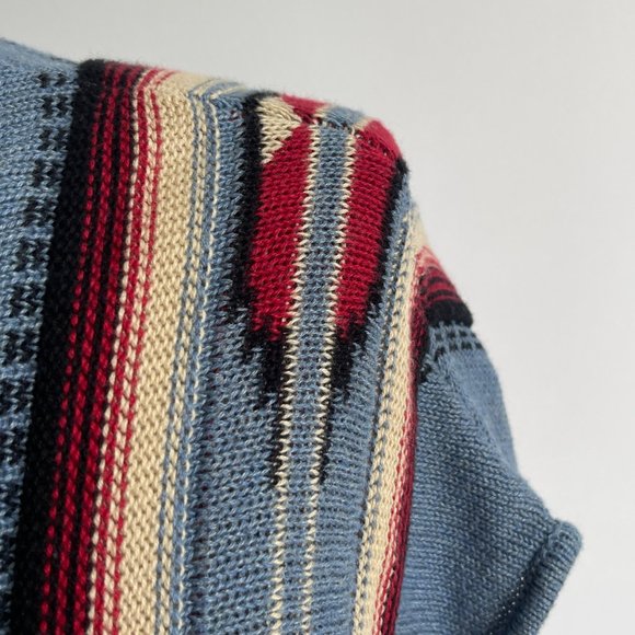 Chaps Multicolor Patterned Vest - Picture 5 of 7